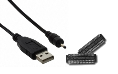 USB and 70-pin connector